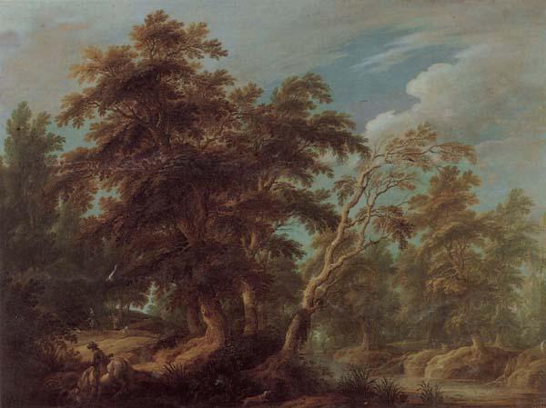 KEIRINCKX, Alexander Hunters in a Forest oil painting picture